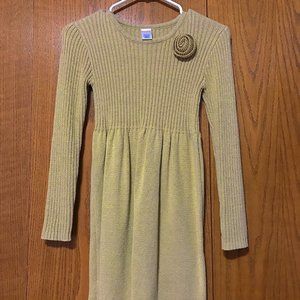 GYMBOREE size 10 golden sweater dress